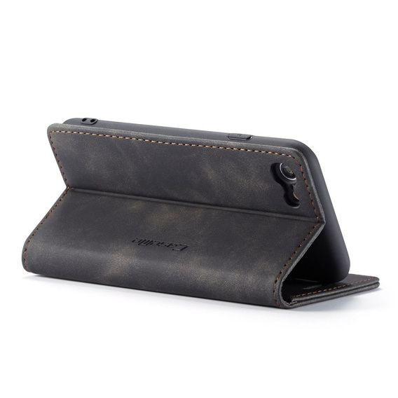 Чохол-сумка для iPhone 7/8/SE 2020/SE 2022, Leather Wallet Case, чорний