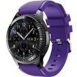 Силиконовый ремешок Twill Texture 22mm, Purple