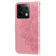 Чохол-книжка для Xiaomi Redmi Note 13 Pro 5G, Mandala, рожевий rose gold