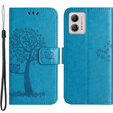 Откидной чехол для Motorola Moto G53 / G23 / G13, tree, синий