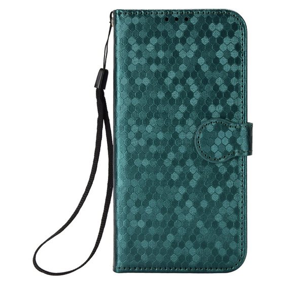 Чохол-накладка для Oppo Reno 14F, Wallet Rhombus, зелений