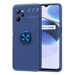 Чехол KickStand Finger Ring до Realme C35, Blue