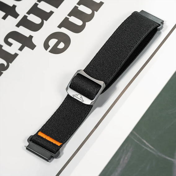 Ремешок Nylon до Samsung Galaxy Watch Active 22mm, Black