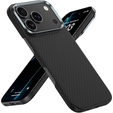 Чохол BENKS Kevlar Armor Air Carbon Fiber 600D A069 для MagSafe для iPhone 17 Pro