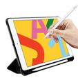 Чохол Tri-Fold Stand Cover для with Pen Slot iPad 10.2 2021 / 2020 / 2019 - Black