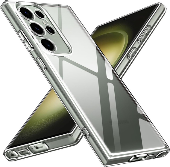 Чехол до Samsung Galaxy S23 Ultra, Premium Armor Slim, прозрачный