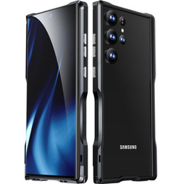 Чохол LUPHIE для Samsung Galaxy S23 Ultra, Armor Bumper, чорний