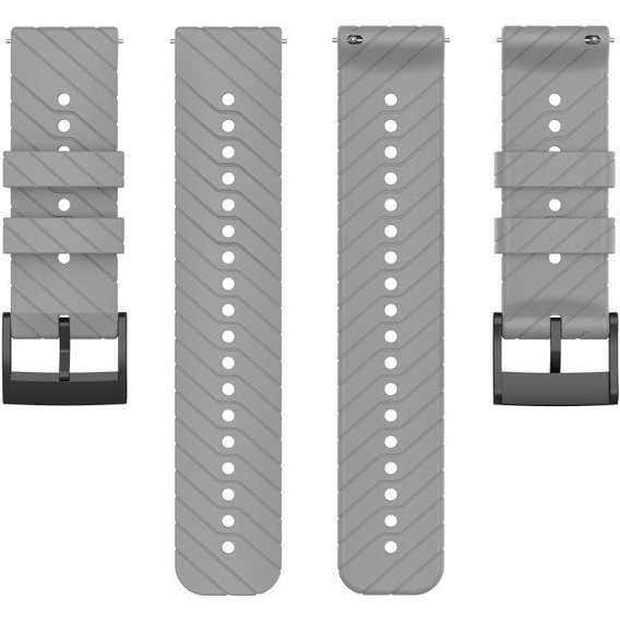Силиконовый ремешок для Suunto 9 24 mm - Grey