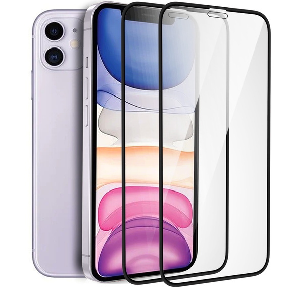 2x Гибридное керамическое стекло ERBORD для iPhone XR / 11