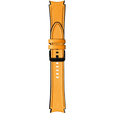 Шкіряний ремінець для годинника Samsung Galaxy Watch 4 / 5 40/42/44/46/45MM PRO, Yellow