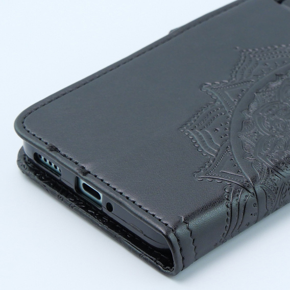 Чохол-книжка для Xiaomi 13T / 13T Pro, Mandala, чорний