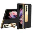 Чехол PC Electroplating Frame до Samsung Galaxy Z Fold3 5G, Black