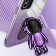 Чохол для Samsung Galaxy A15 4G / 5G, Glitter Astronaut, фіолетовий