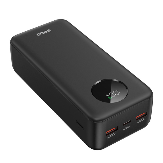 Power bank BWOO 30000 мАг 22,5 Вт з LCD-дисплеєм – швидка зарядка в будь-якій ситуації