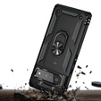 Бронированный Чехол до Google Pixel 6 Pro, Nox Case Ring, чёрный