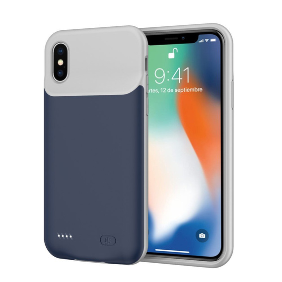 Чохол з батареєю 5200mAh до iPhone X/XS, Blue