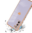 Чехол до Samsung Galaxy S20 FE, Electro heart, фиолетовый