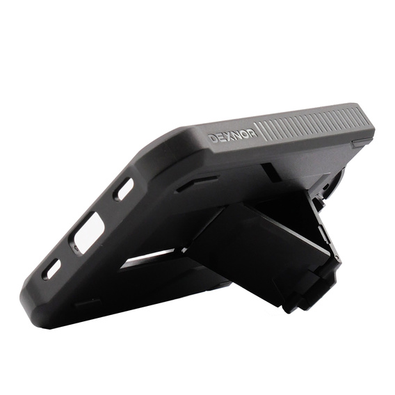 Броньований чохол для Samsung Galaxy Z Flip 4 5G, Dexnor Clip Holder, чорний