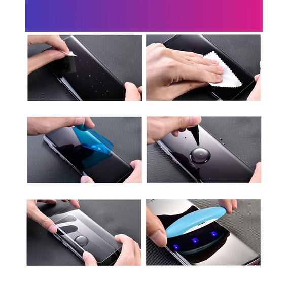 Скло Mocolo, загартоване в ультрафіолеті для Motorola Edge 50 Ultra
