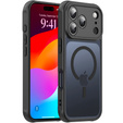 Матовий чохол для iPhone 17 Pro, для MagSafe, із захистом камери, чорний