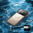 Чохол для iPhone 17 Pro, водонепроникний IP68, SHELLBOX MagSafe, чорний