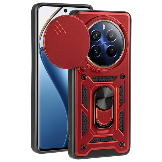 Чохол NOX Camera Slide Realme 12 Pro 5G / 12 Pro+ 5G, CamShield Slide, червоний