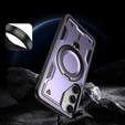 Чохол для Samsung Galaxy S24 FE, Military MagSafe, фіолетовий