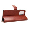 Футляр з клапаном для Motorola Edge 50 Fusion 5G, Crazy Horse Wallet, коричневий