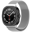 Міланський ремінець-браслет для Samsung Galaxy Watch Ultra 47mm (2025 / 2024), сріблястий