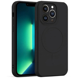 Чoхол Silicone до iPhone 13 Pro Max, MagSafe, Black
