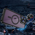 Чохол для iPhone 15 Pro Max, ERBORD Impact Guard, MagSafe, чорний