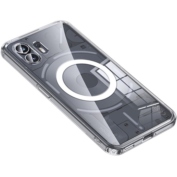 Чохол для Nothing Phone 2, гібридний чохол Fusion, для MagSafe, прозорий