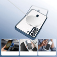 Чохол для Samsung Galaxy S22, Electro MagSafe, темно-синій + Скло на екран