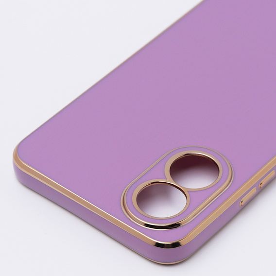 Чехол для Oppo A38 4G / Oppo A18 4G, Glamour CamShield, фиолетовый