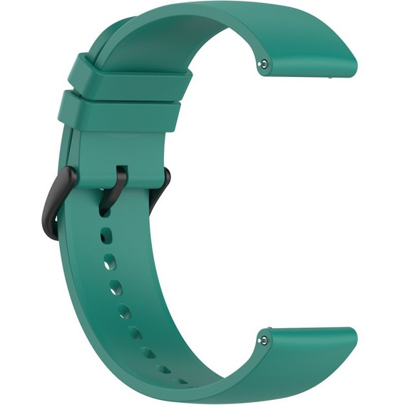 Силиконовый ремешок 20mm, Pine Green/Black Buckle