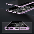 Чехол для Samsung Galaxy S23 Plus, Magnetic Dual Glass, фиолетовый