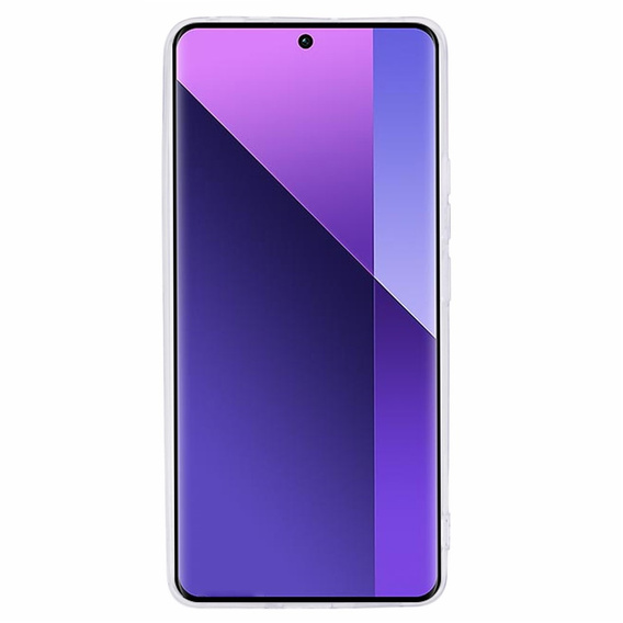 Чехол для Xiaomi Redmi Note 13 Pro+, Glitter Butterfly, фиолетовый