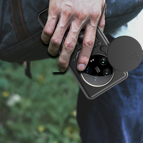 Чохол NOX Camera Slide Xiaomi 14 Ultra, CamShield Slide, чорний