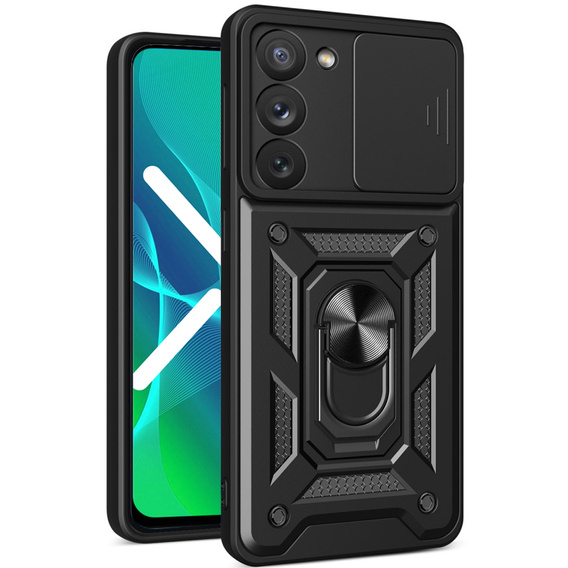 Чохол NOX Camera Slide Samsung Galaxy S23, CamShield Slide, чорний