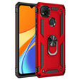 Броньований Чoхол до Xiaomi Redmi 9C, Nox Case Ring, червоний