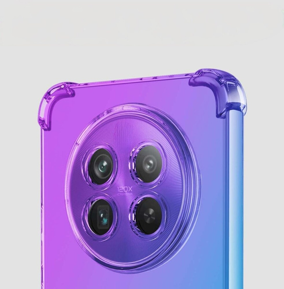 Чохол для Realme 12, Gradient Dropproof, Фіолетовий / синій