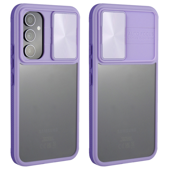 Чoхол до Samsung Galaxy A54 5G, Slide Camera, фіолетовий
