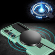 Бронированный чехол для Samsung Galaxy S23 FE, CamShield MagSafe, зелёный