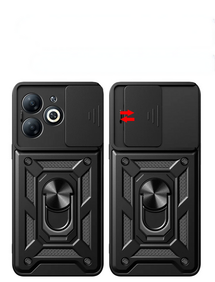 Чохол NOX Camera Slide Infinix Hot 40i, CamShield Slide, чорний