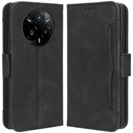 Откидной чехол для Realme 14 Pro+ 5G, Card Slot, чёрный