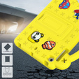 Детский чехол для iPad mini 7.9" 2019/2015/2014/2013/2012 (5/4/3/2/1 gen.), Cute Patterns, с подставкой, жёлтый