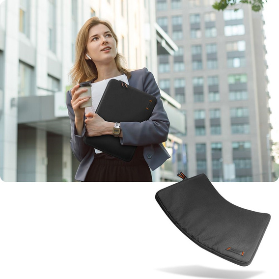Spigen Чехол для ноутбука 15"-16", Rugged Armor Pouch, Black