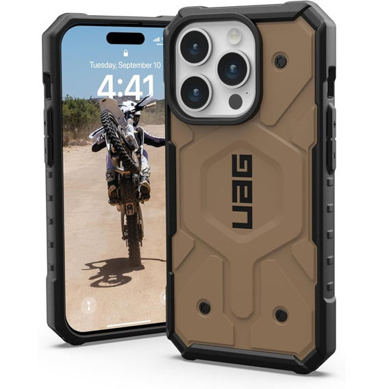 Чoхол Urban Armor Gear до iPhone 15 Pro, Pathfinder MagSafe, коричневий