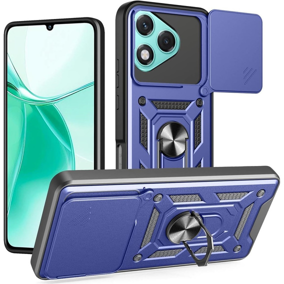 Чехол NOX Camera Slide Honor 400 Lite, CamShield Slide, синий