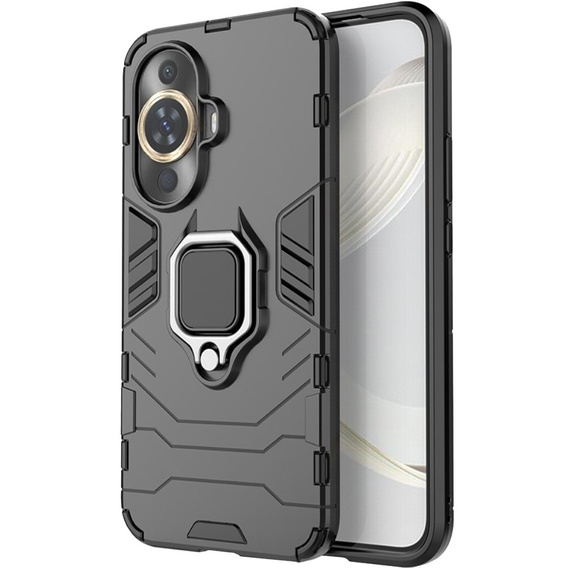 Чехол до Huawei Nova 11 Pro, Kickstand Ring, чёрный